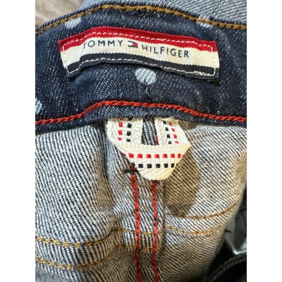 Tommy Hilfiger crop denim polka dot capris size 4 preppy 90s y2k twee - Picture 9 of 10